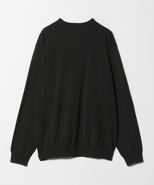 green label relaxing（グリーンレーベルリラクシング）の「コットン ポリエステル クルーネック ニット（ニット/セーター・メンズ・パープル/グレー系/ダークグレー・XL/L/M/S）」の20枚目の写真