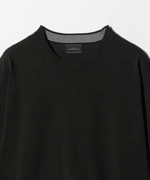 green label relaxing（グリーンレーベルリラクシング）の「コットン ポリエステル クルーネック ニット（ニット/セーター・メンズ・パープル/グレー系/ダークグレー・XL/L/M/S）」の21枚目の写真