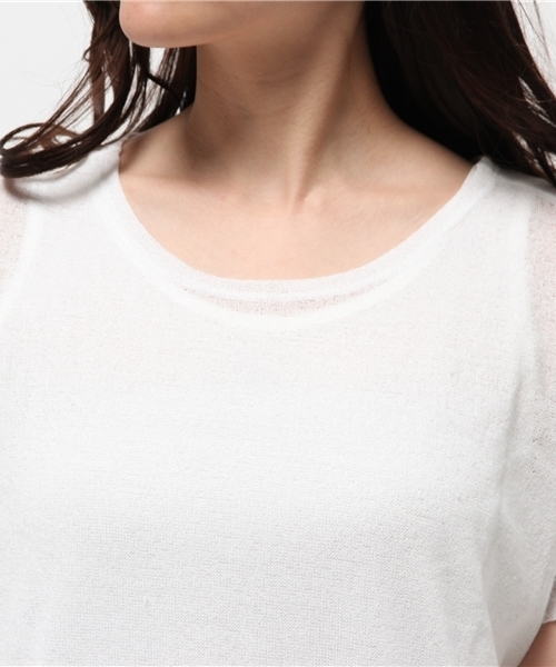 OUTLET(アウトレット)の「【Discoat】前後リバレースタンクA/S(Tシャツ/カットソー・レディース・オフホワイト・MEDIUM)」の5枚目の写真
