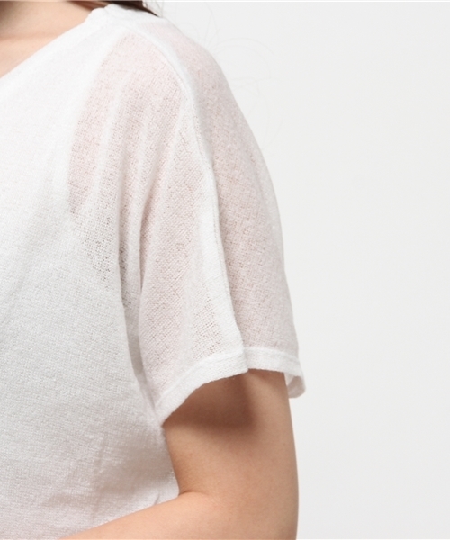 OUTLET(アウトレット)の「【Discoat】前後リバレースタンクA/S(Tシャツ/カットソー・レディース・オフホワイト・MEDIUM)」の6枚目の写真