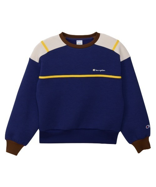 Champion(チャンピオン)の「チャンピオン CREW NECK SWEATSHIRT_(スウェット・レディース・ホワイト/ネイビー・M/L)」の1枚目の写真