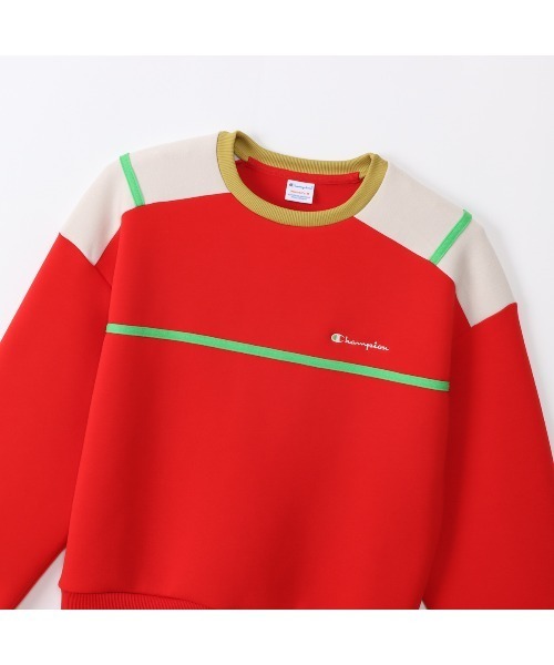 Champion(チャンピオン)の「チャンピオン CREW NECK SWEATSHIRT_(スウェット・レディース・ホワイト/ネイビー・M/L)」の15枚目の写真