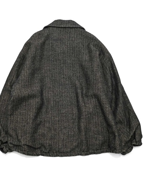 VOAAOV（ヴォアーブ）の「【VOAAOV】 WOOL LINEN HERRING BONE Blouson（ブルゾン・メンズ・グレー/ブラック/ネイビー・1/2/0）」の13枚目の写真