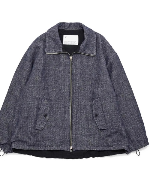 VOAAOV（ヴォアーブ）の「【VOAAOV】 WOOL LINEN HERRING BONE Blouson（ブルゾン・メンズ・グレー/ブラック/ネイビー・1/2/0）」の19枚目の写真