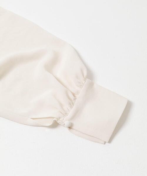 URBAN RESEARCH ROSSO WOMEN(アーバンリサーチ ロッソ)の「ヴィンテージジョーゼットボータイブラウス(シャツ/ブラウス・レディース・オフホワイト/ブラック・FREE)」の4枚目の写真