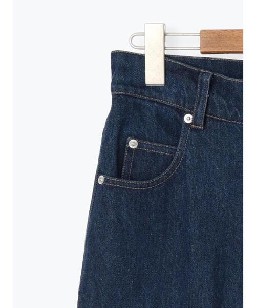 Lugnoncure(ルノンキュール)の「センタープレスストレートデニムパンツ《2025autumn catalog item》(その他パンツ・レディース・ネイビー/ブラック・M/L)」の14枚目の写真