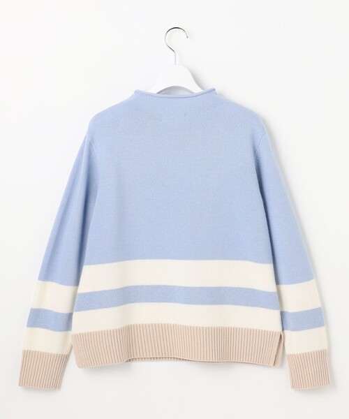 J.PRESS Ladies(J.プレス レディス)の「CAT ブロッキング ニット(ニット/セーター・レディース・シルバー系1/サックスブルー系1/イエロー系1/ピンク系1・SMALL)」の20枚目の写真