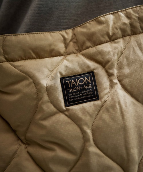 TAION(タイオン)の「TAION MILITARY DOWN SHOULDER BAG TAION-SB01ML-1(ショルダーバッグ・メンズ・タン/ブラック/ダークオリーブ・ONE SIZE)」の5枚目の写真