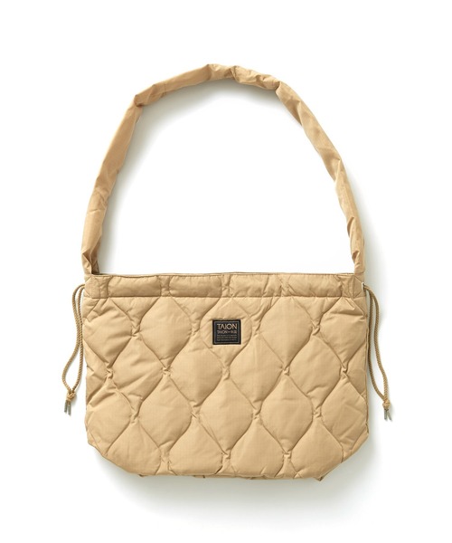 TAION(タイオン)の「TAION MILITARY DOWN SHOULDER BAG TAION-SB01ML-1(ショルダーバッグ・メンズ・タン/ブラック/ダークオリーブ・ONE SIZE)」の12枚目の写真