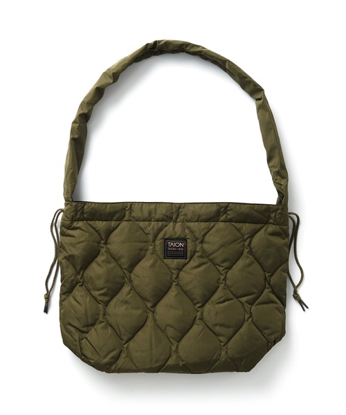TAION(タイオン)の「TAION MILITARY DOWN SHOULDER BAG TAION-SB01ML-1(ショルダーバッグ・メンズ・タン/ブラック/ダークオリーブ・ONE SIZE)」の16枚目の写真