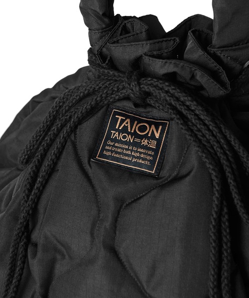 TAION(タイオン)の「TAION MILITARY DOWN SHOULDER BAG TAION-SB01ML-1(ショルダーバッグ・メンズ・タン/ブラック/ダークオリーブ・ONE SIZE)」の21枚目の写真