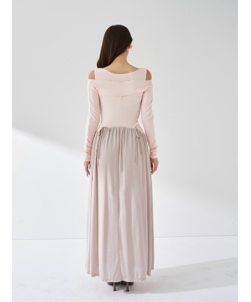 セール】エッジデザインカットロングワンピース（ワンピース）｜Darich