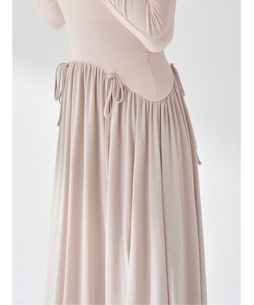 セール】エッジデザインカットロングワンピース（ワンピース）｜Darich