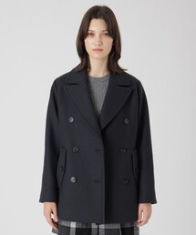 BLUE LABEL CRESTBRIDGE | ツイルメルトンピーコート(ピーコート)