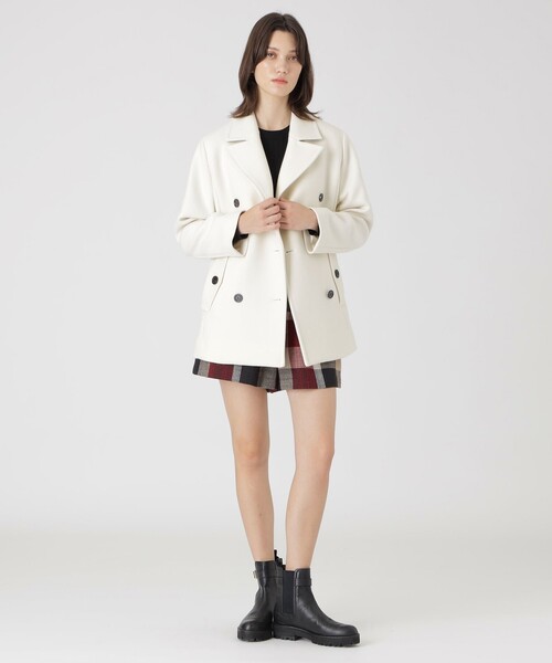 ツイルメルトンピーコート（ピーコート）｜BLUE LABEL CRESTBRIDGE