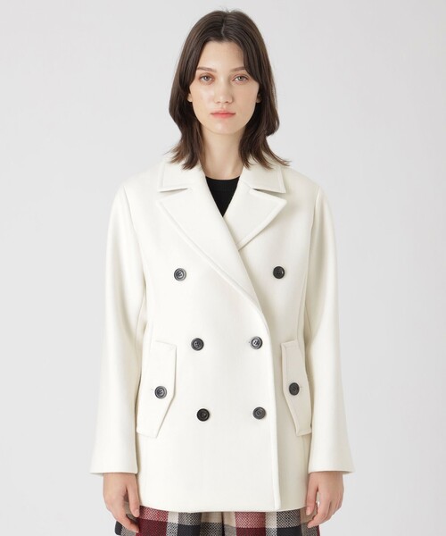 セール】ツイルメルトンピーコート（ピーコート）｜BLUE LABEL