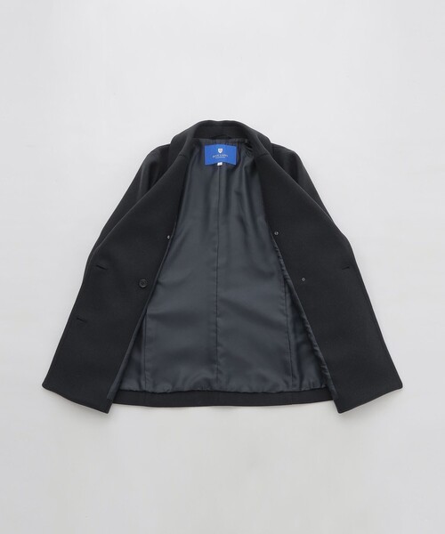 ♦︎新品♦︎BLUE LABEL CRESTBRIDGEピーコート/40 /ブラック BLUE LABEL CRESTBRIDGE（ブルーレーベルクレストブリッジ）の「ツイル