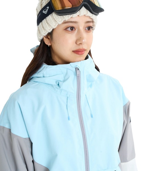 ROXY(ロキシー)の「ALPHA ANORAK JK/ロキシースキースノーボードウェア(アノラックジャケット)(マウンテンパーカー・レディース・ブラック/ライラック/ブラック系その他/レッド・MEDIUM/LARGE)」の5枚目の写真