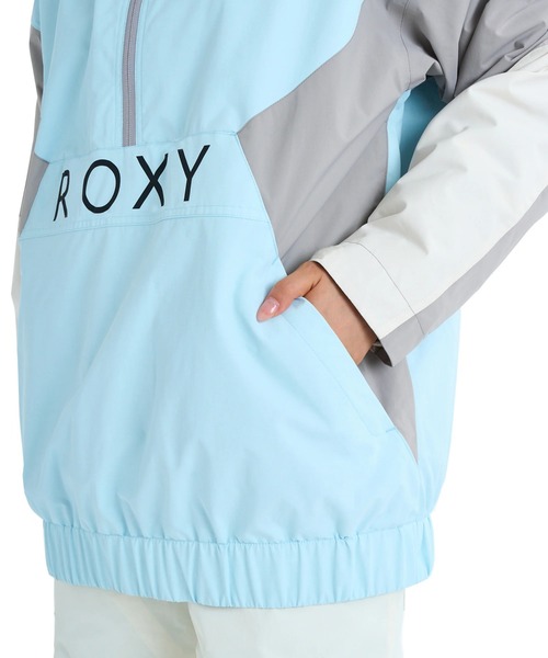 ROXY(ロキシー)の「ALPHA ANORAK JK/ロキシースキースノーボードウェア(アノラックジャケット)(マウンテンパーカー・レディース・ブラック/ライラック/ブラック系その他/レッド・MEDIUM/LARGE)」の9枚目の写真