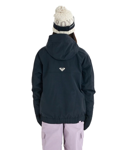 ROXY(ロキシー)の「ALPHA ANORAK JK/ロキシースキースノーボードウェア(アノラックジャケット)(マウンテンパーカー・レディース・ブラック/ライラック/ブラック系その他/レッド・MEDIUM/LARGE)」の17枚目の写真