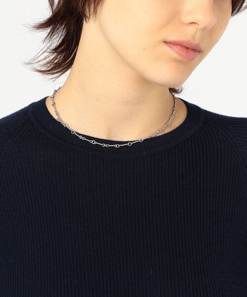 Laura Lombardi（ローラロンバルディ）の「LAURA LOMBARDI RICCIO CHAIN シルバーネックレス（ネックレス・レディース・シルバー・FREE）」の2枚目の写真