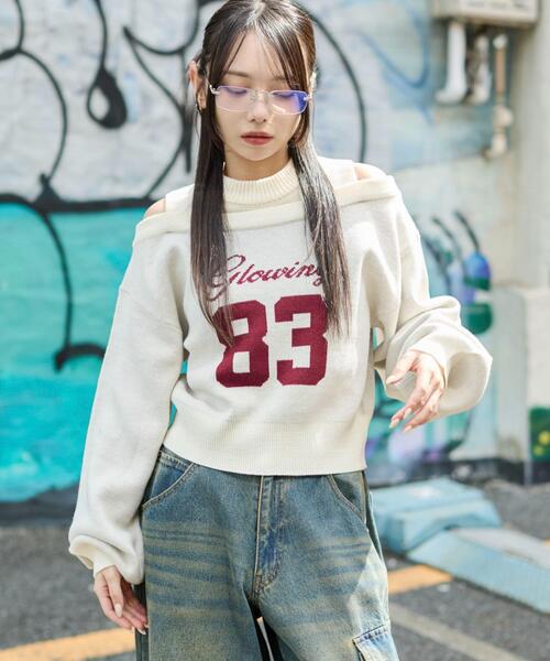 ニット/セーター（前面プリント）ファッション通販 - ZOZOTOWN