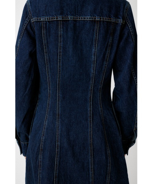 MOUSSY(マウジー)の「ZIP UP DENIM ミニドレス(ワンピース・レディース・ブルー・1/2)」の10枚目の写真