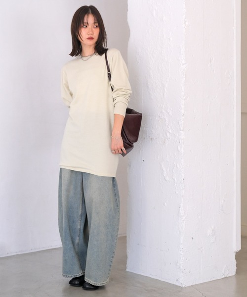 セール】ニットミニワンピース（ワンピース）｜AKTE（アクテ）の