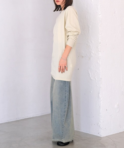 AKTE ニットミニワンピース セール】ニットミニワンピース（ワンピース）｜AKTE（アクテ）の