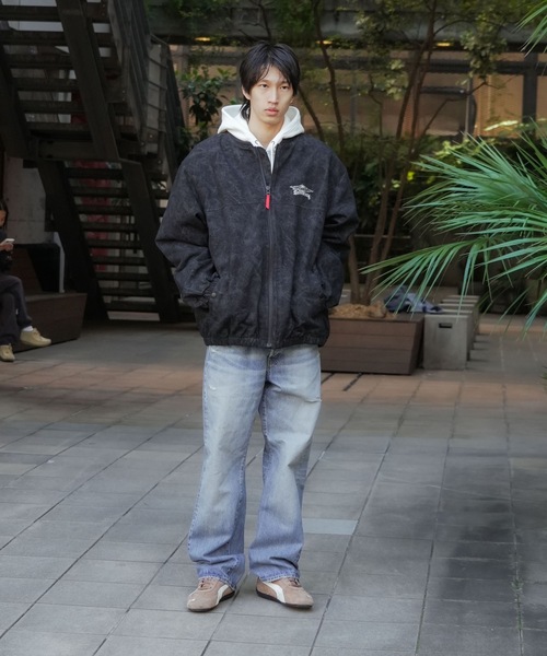 BILLABONG(ビラボン)の「BILLABONG メンズ HEAVY TWILL JK ジャケット 【2025年秋冬モデル】 @autumn/ビラボンツイルジャケット(SET UP・セットアップ・空港コーデ)(ブルゾン・メンズ・ブラウン系その他/ブラック・MEDIUM/X-LARGE/LARGE)」の11枚目の写真