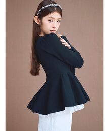 CELFORD【HANAE MORIコラボ】プリーツスリーブニットプルオーバー CELFORD（セルフォード）の「【HANAE MORI×CELFORDコラボ】ペタル