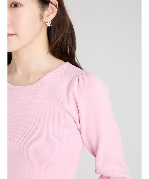 CELFORD（セルフォード）の「ペプラムドッキングニットプルオーバー（ニット/セーター・レディース・アイボリー/ブラック/サックスブルー・36/38）」の12枚目の写真