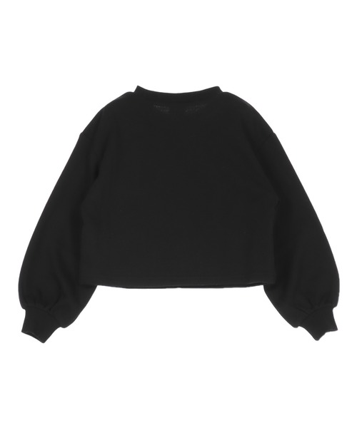 ANAP kids（アナップキッズ）の「メッセージ プリント クロップド スウェット（スウェット・キッズ・ホワイト/ブラック/ピンク・120/110/130）」の12枚目の写真