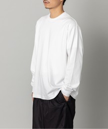 mono-kuros' コットン ロングスリーブTシャツ