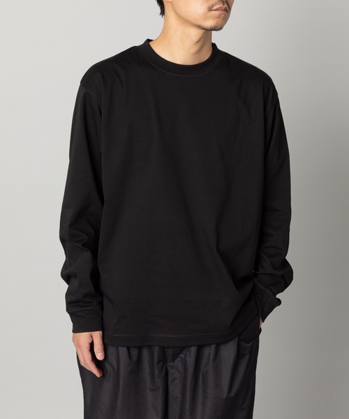 kuros'(クロス)の「mono-kuros' コットン ロングスリーブTシャツ(Tシャツ/カットソー・メンズ・ホワイト/ブラック・SMALL/MEDIUM/LARGE/X-LARGE)」の2枚目の写真