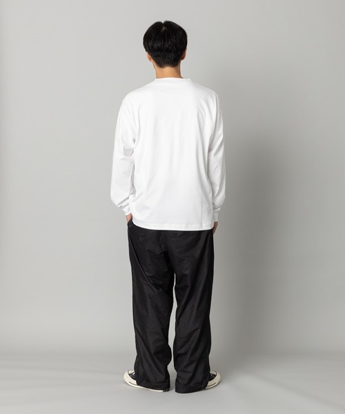 kuros'(クロス)の「mono-kuros' コットン ロングスリーブTシャツ(Tシャツ/カットソー・メンズ・ホワイト/ブラック・SMALL/MEDIUM/LARGE/X-LARGE)」の4枚目の写真