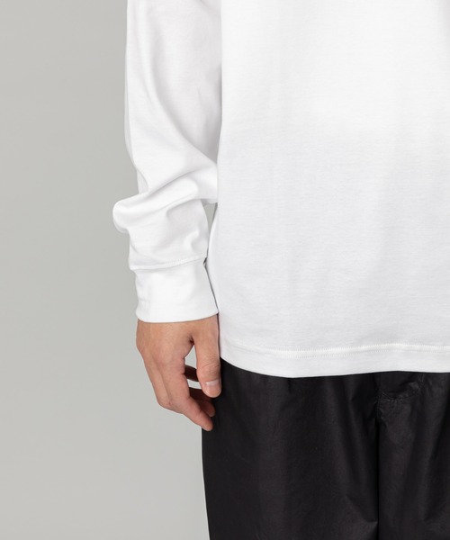 kuros'(クロス)の「mono-kuros' コットン ロングスリーブTシャツ(Tシャツ/カットソー・メンズ・ホワイト/ブラック・SMALL/MEDIUM/LARGE/X-LARGE)」の6枚目の写真