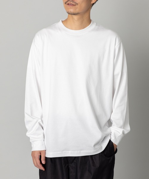 kuros'(クロス)の「mono-kuros' コットン ロングスリーブTシャツ(Tシャツ/カットソー・メンズ・ホワイト/ブラック・SMALL/MEDIUM/LARGE/X-LARGE)」の5枚目の写真