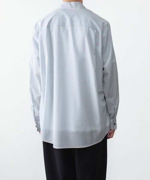 ATTACHMENT(アタッチメント)の「WO/PE ストライプ L/S SHIRT / WO/PE STRIPE L/S SHIRT(シャツ/ブラウス・メンズ・レッド/ブルー/グレー・3/2/1)」の12枚目の写真