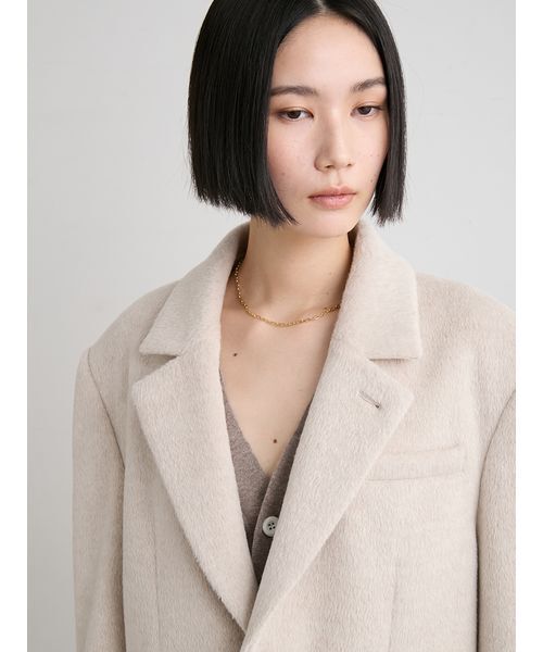 MIESROHE（ミースロエ）の「シャギーシングルジャケット（テーラード