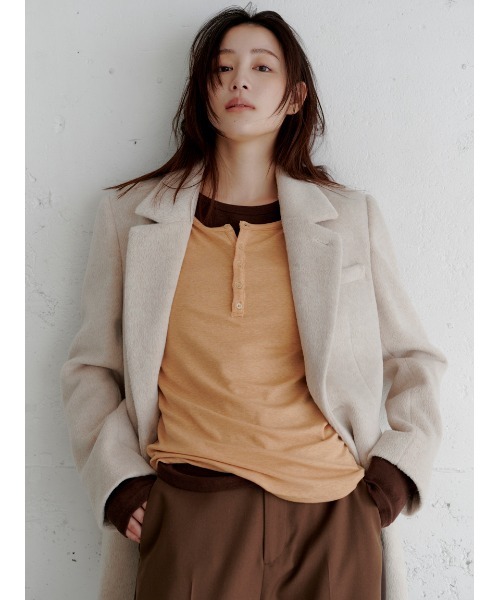 シャギーシングルジャケット（テーラードジャケット）｜MIESROHE
