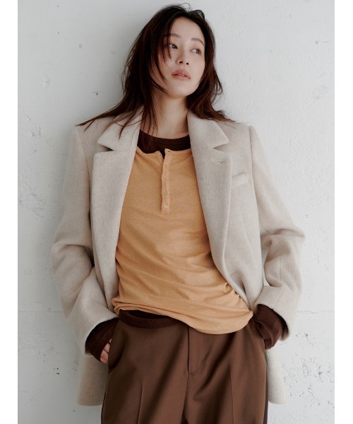 ミースロエ　miesrohe シャギーシングルジャケット シャギーシングルジャケット(テーラードジャケット)｜アウター