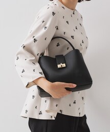 OPAQUE.CLIP（オペークドットクリップ）の「【2WAY】サフィアーノ調ミドルワンハンドルバッグ（ハンドバッグ）」