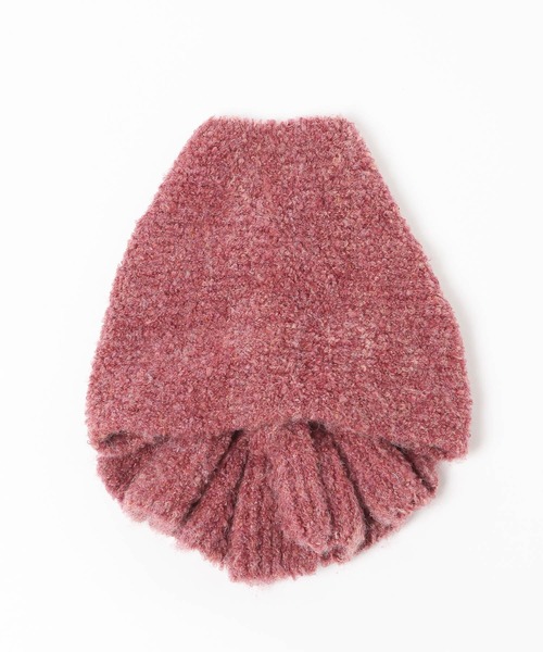 niko and...（ニコアンド）の「オリジナルフリルニットティペット（マフラー・レディース・グリーン/ボルドー/ナチュラル・0）」の7枚目の写真