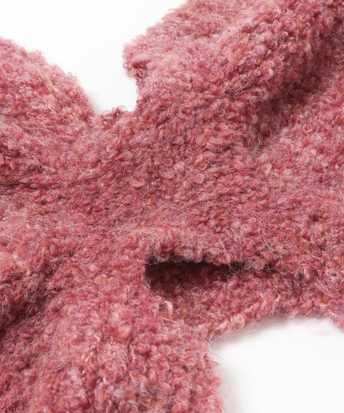 niko and...（ニコアンド）の「オリジナルフリルニットティペット（マフラー・レディース・グリーン/ボルドー/ナチュラル・0）」の13枚目の写真