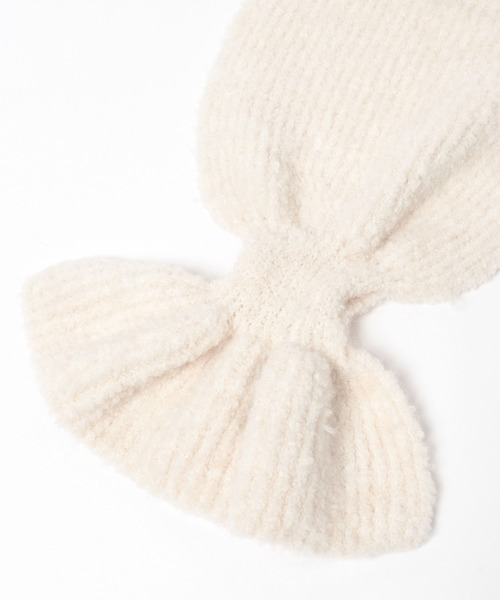 niko and...（ニコアンド）の「オリジナルフリルニットティペット（マフラー・レディース・グリーン/ボルドー/ナチュラル・0）」の14枚目の写真