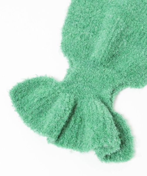 niko and...（ニコアンド）の「オリジナルフリルニットティペット（マフラー・レディース・グリーン/ボルドー/ナチュラル・0）」の15枚目の写真