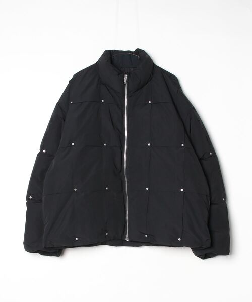 セール】Rivet & Tuck Design Down Jacket / リベットタックデザイン