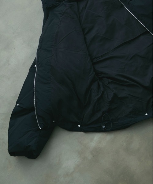 BLANK HOTEL(ブランクホテル)の「Rivet & Tuck Design Down Jacket / リベットタックデザインダウンジャケット(ダウンジャケット/コート・メンズ・ブラック・L/M)」の6枚目の写真