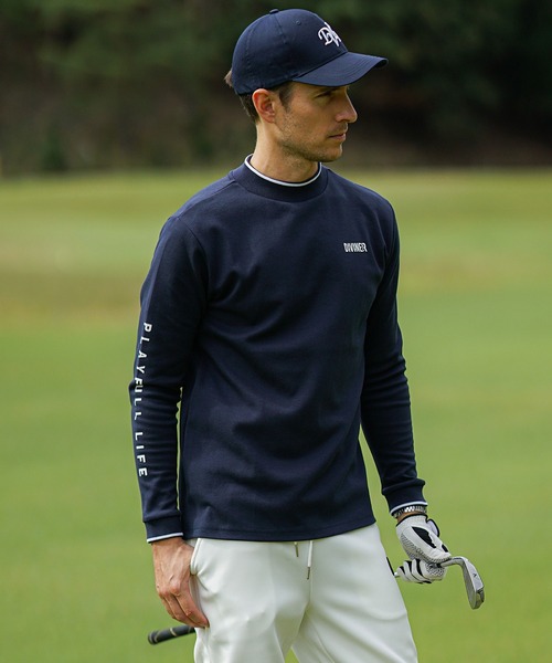 DIVINER GOLF】ネックラインモックネックスウェット メンズ ゴルフ